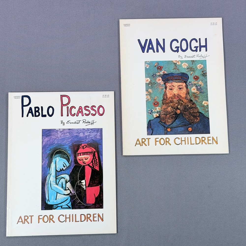 Pablo Picasso Van Gogh Ernest Raboff Paperback 1987 Art for Children Education